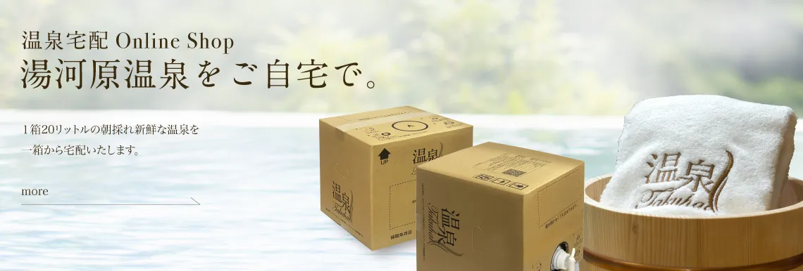 湯河原温泉をご自宅で。